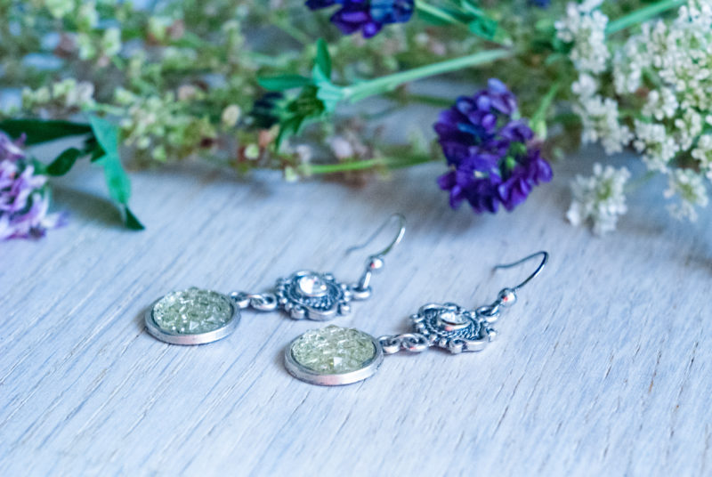 Kolczyki z druzami - rokoko II